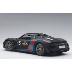 Porsche 918 Spyder Weissach Package 2013 (Matt Black with Martini livery)