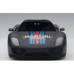 Porsche 918 Spyder Weissach Package 2013 (Matt Black with Martini livery)