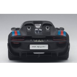 Porsche 918 Spyder Weissach Package 2013 (Matt Black with Martini livery)