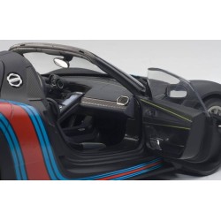 Porsche 918 Spyder Weissach Package 2013 (Matt Black with Martini livery)