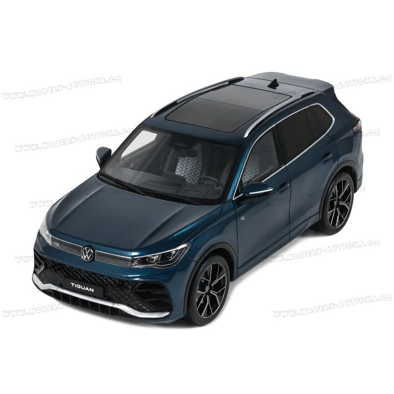 Volkswagen Tiguan E TSI R-Line 2024 (Blue Met.), OttO mobile 1/18 scale
