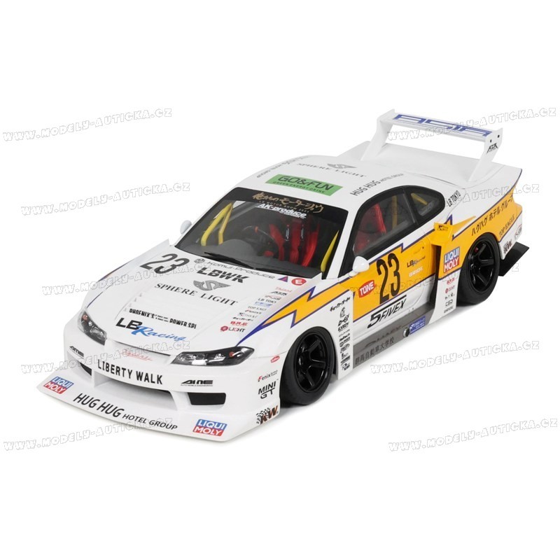 Nissan Silvia S15 Liberty Walk LB Works Super Silhouette 2021, GT Spirit 1/18 scale